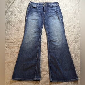 Ariat Perfect Rise Katie Bootcut Jeans 30S Stretch Dark Wash Denim Western